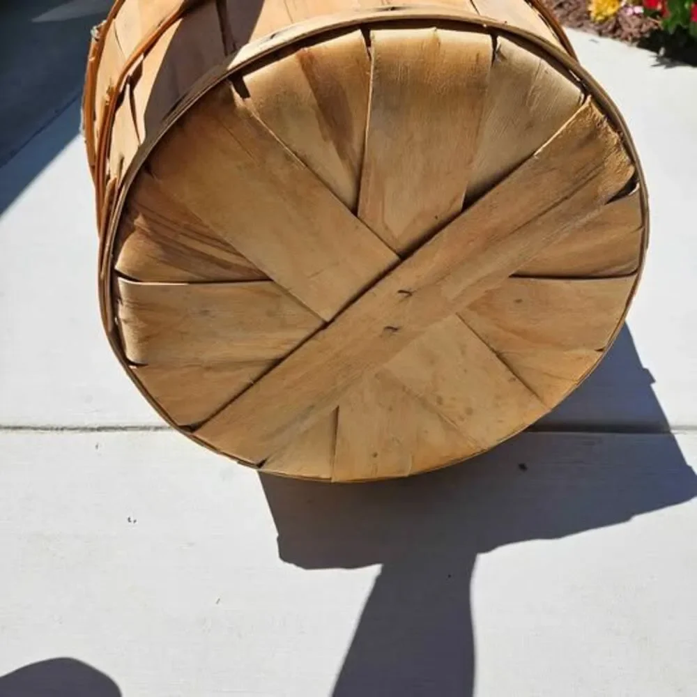 Vintage Wooden Bushel Basket